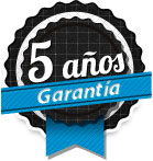 5 años de garantia